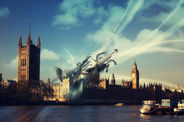 Big Ben à Londres. Angleterre