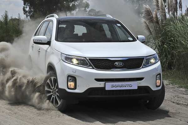 Weißer Kia Sorento Crossover