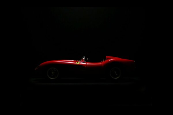 Photo of a red Ferrari is fascinating