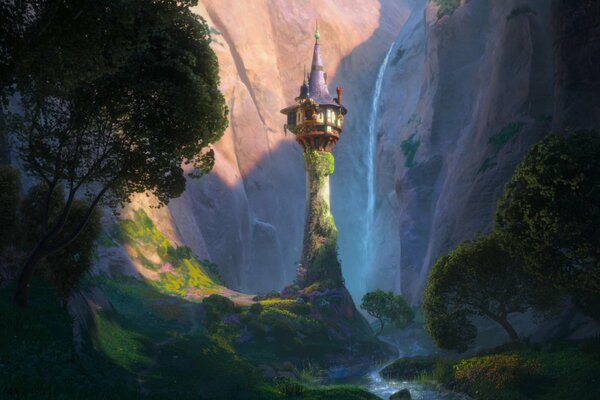 Rapunzel innamorato del cartone animato