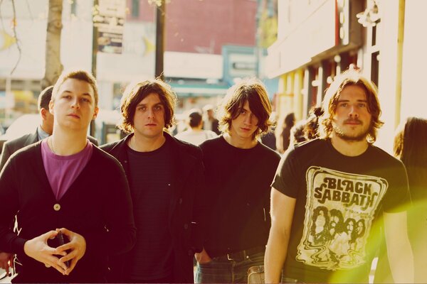 I ragazzi degli arctic monkeys