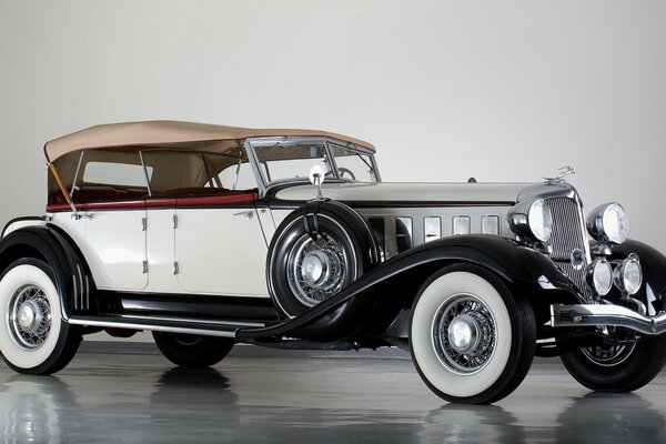 Vintage beautiful limousine car