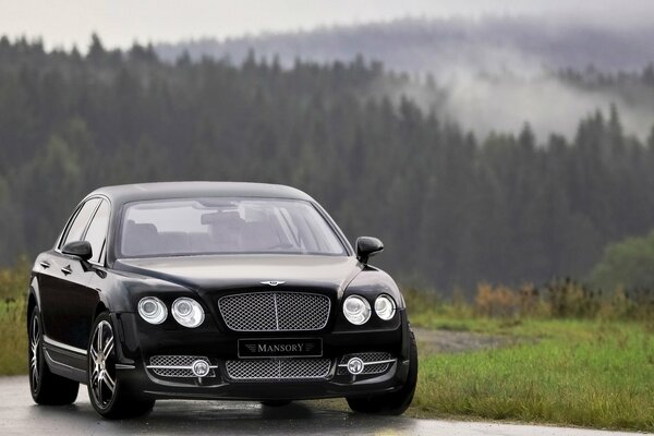 Luxury Dark Luxury Bentley Car