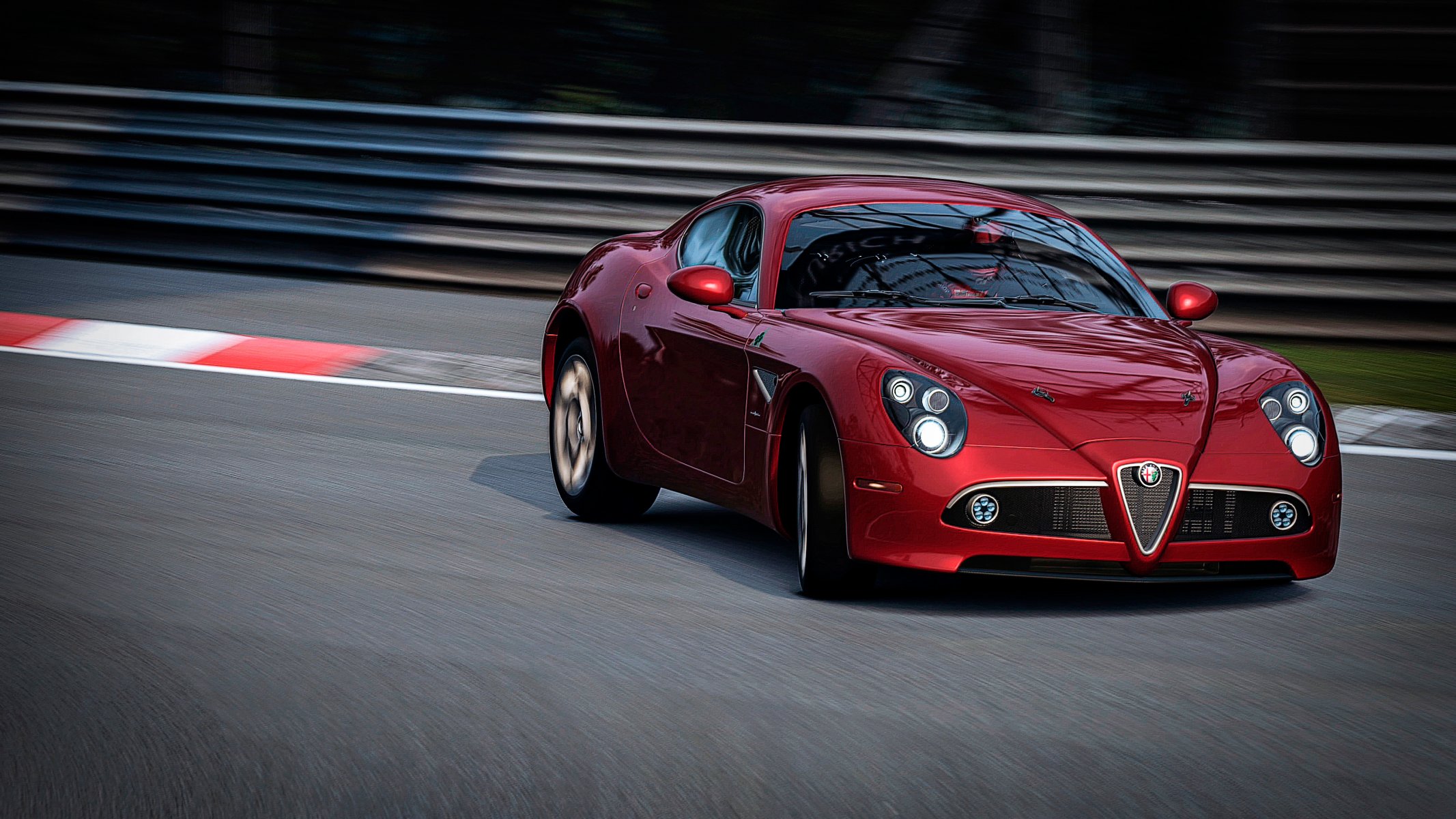 alfa romeo graceful entrance track