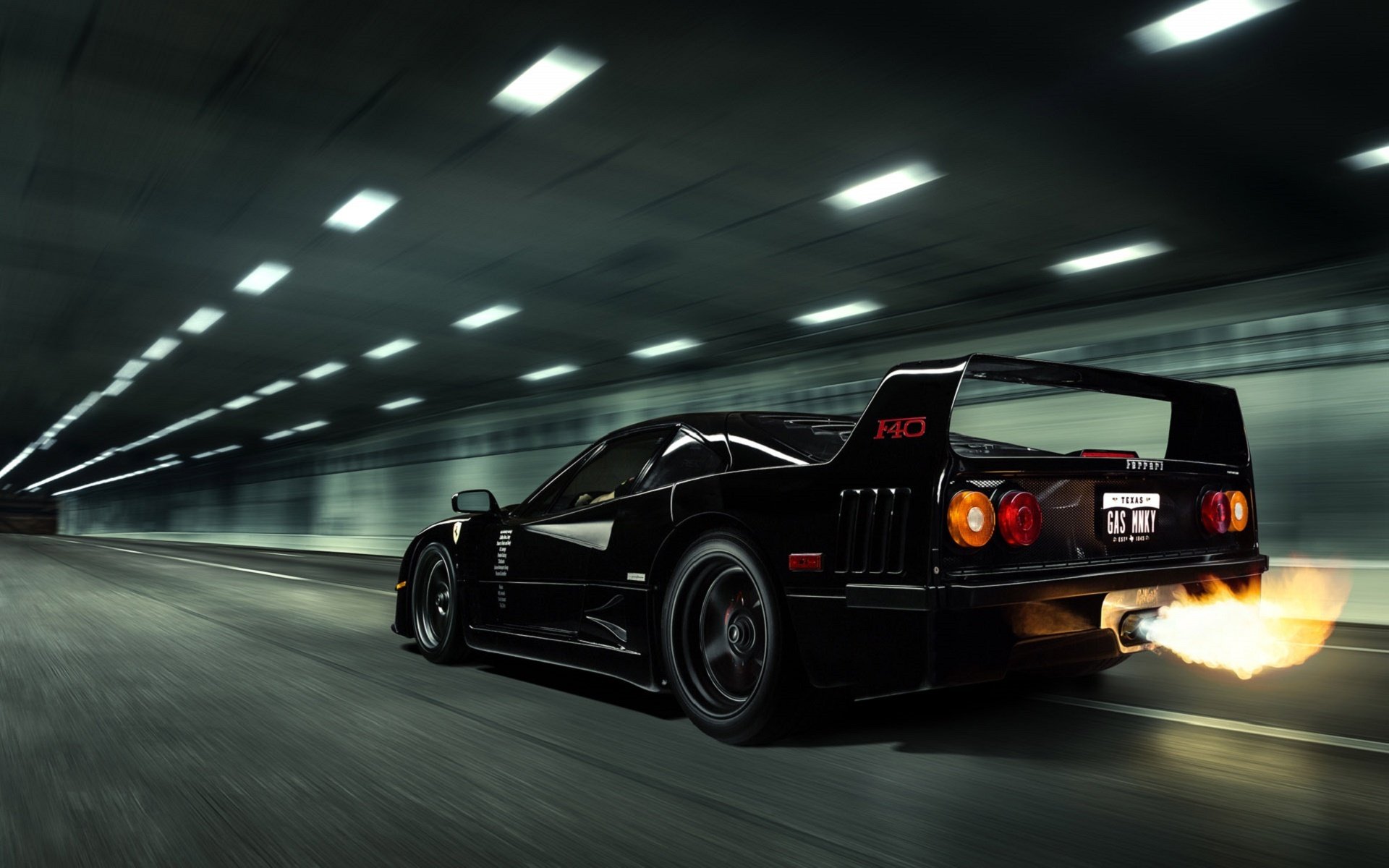 ferrari f40 gas scimmia nero ferrari f40 nero fiamma