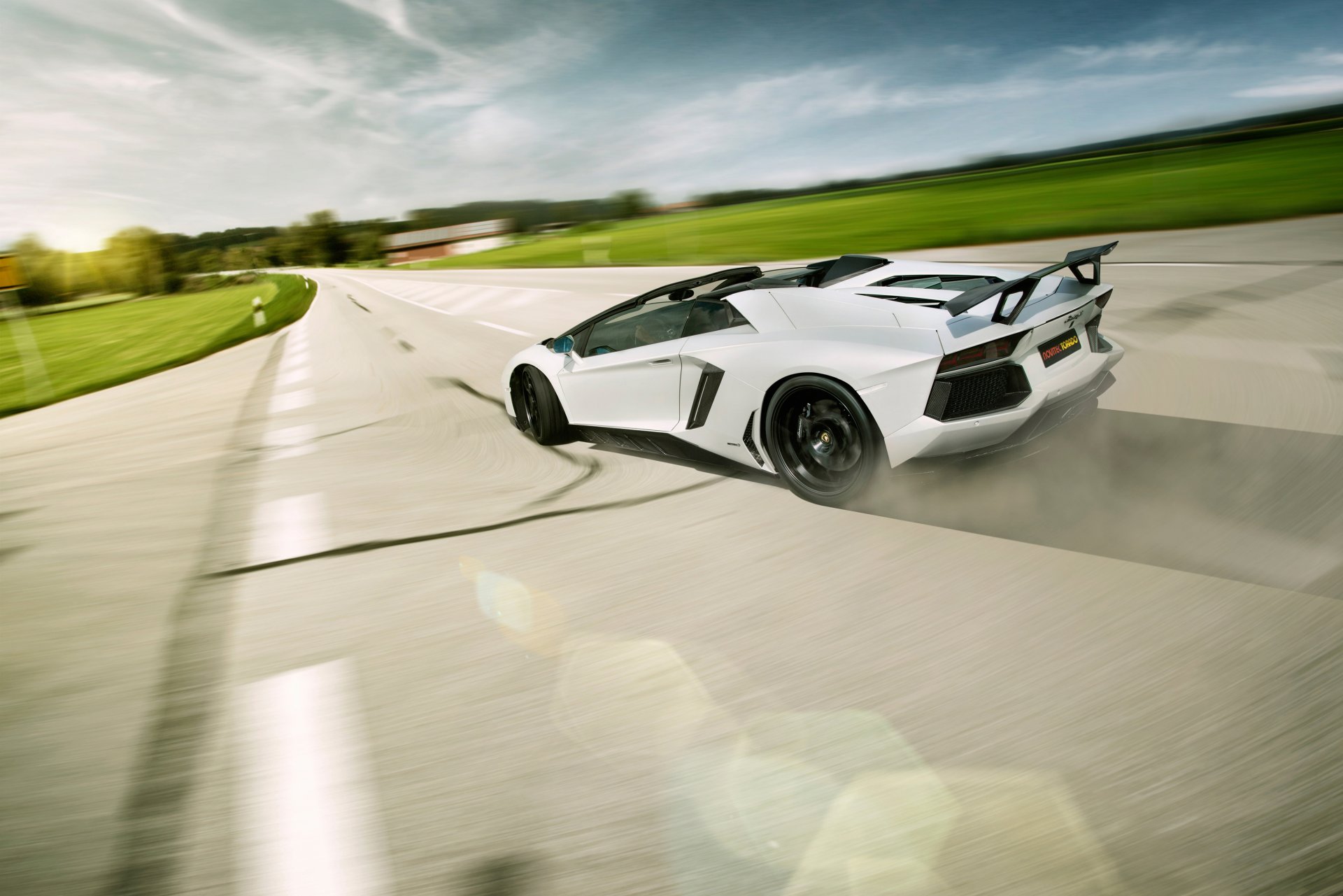 lamborghini aventador lp700-4 roadster lb834 novitec torado rear skid