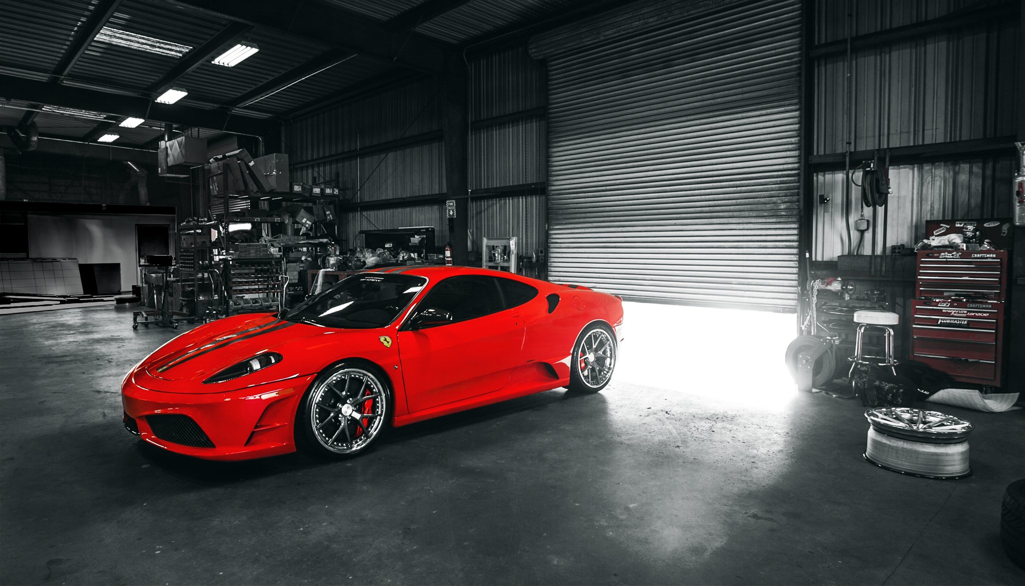 ferrari f430 scuderia rouge ferrari voiture de sport italie rouge