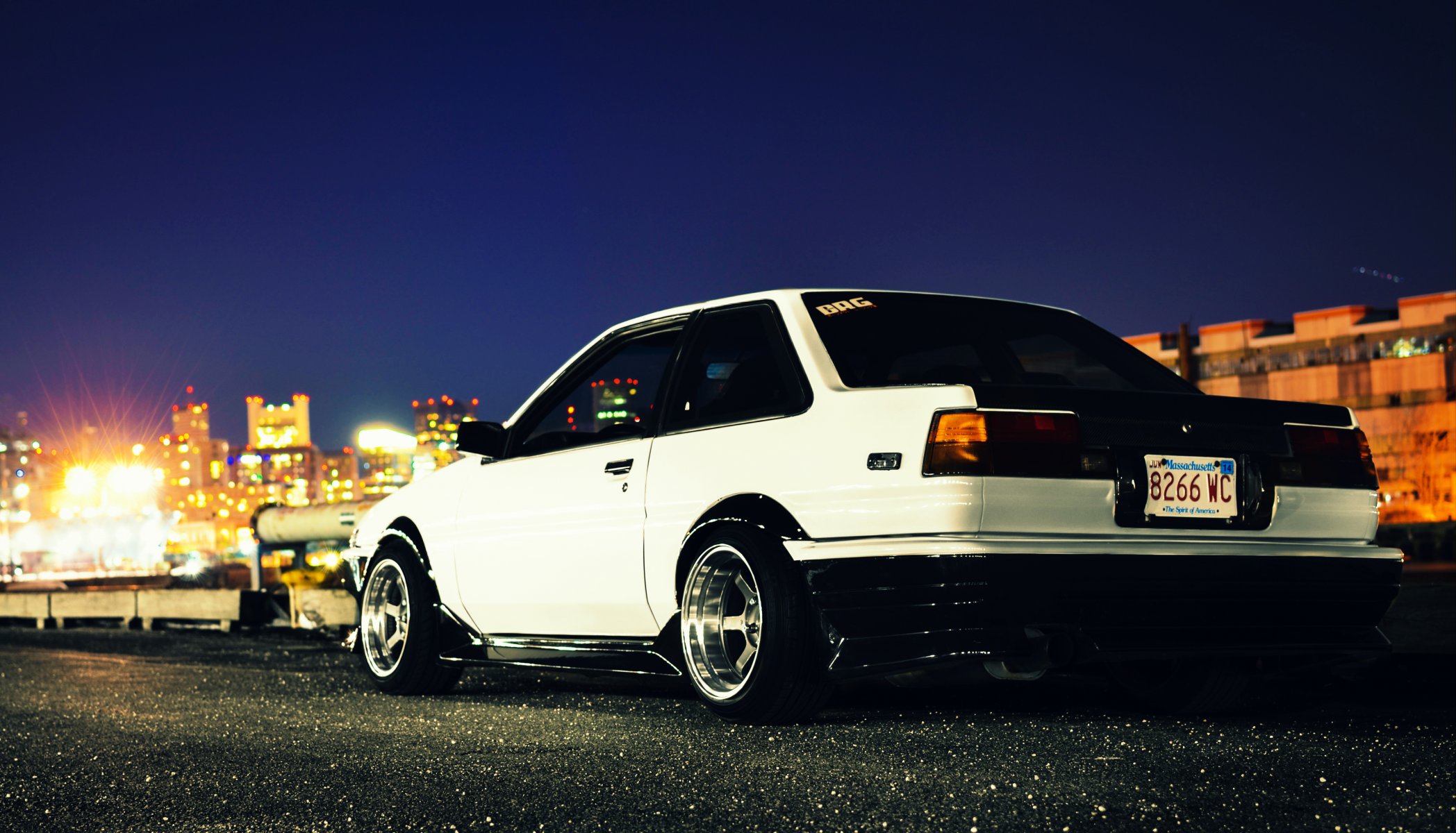 toyota corolla ae86 bianco anteriore toyota corolla