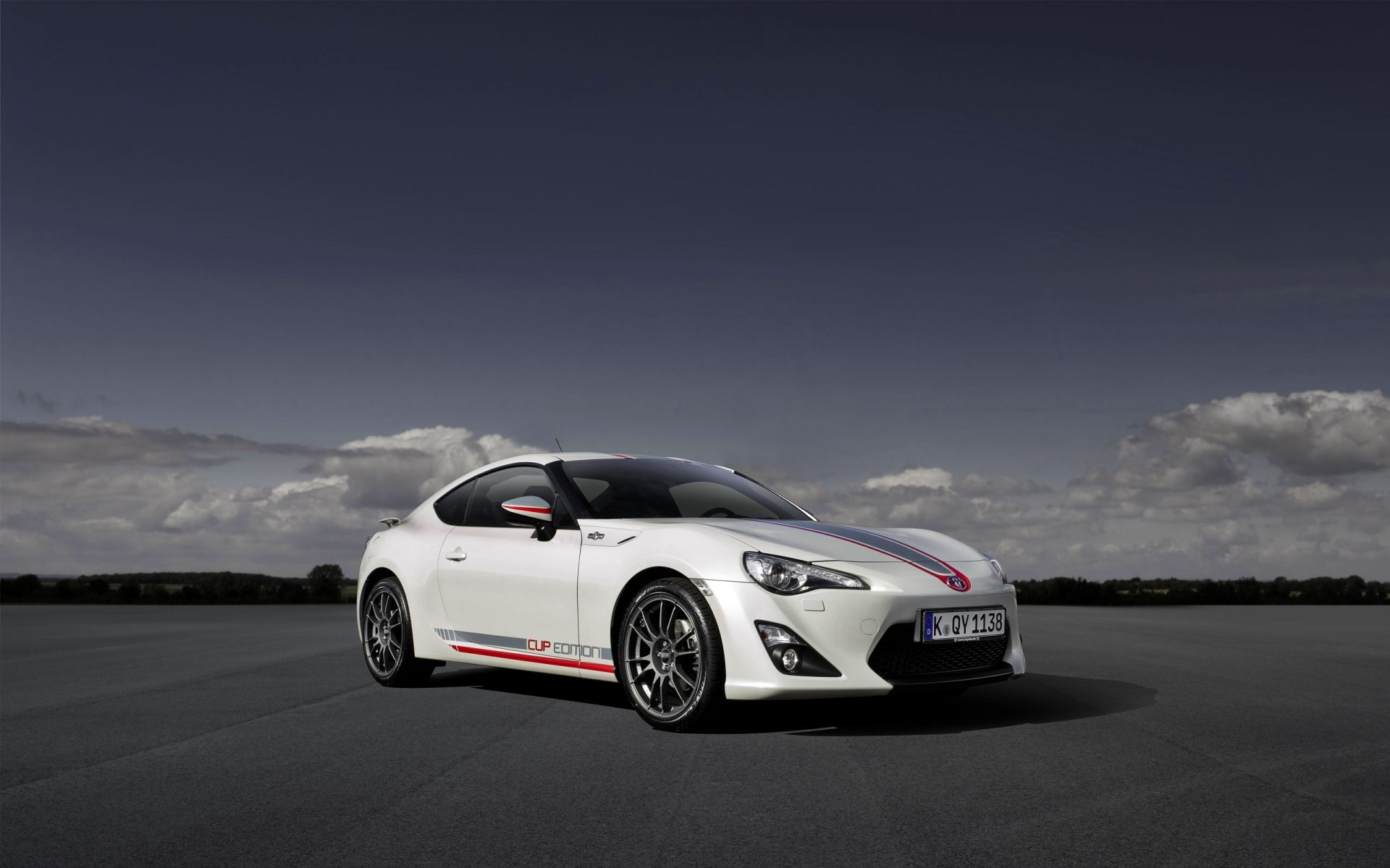 toyota gt 86 gt86 cup edition samochód samochód toyota niebo asfalt