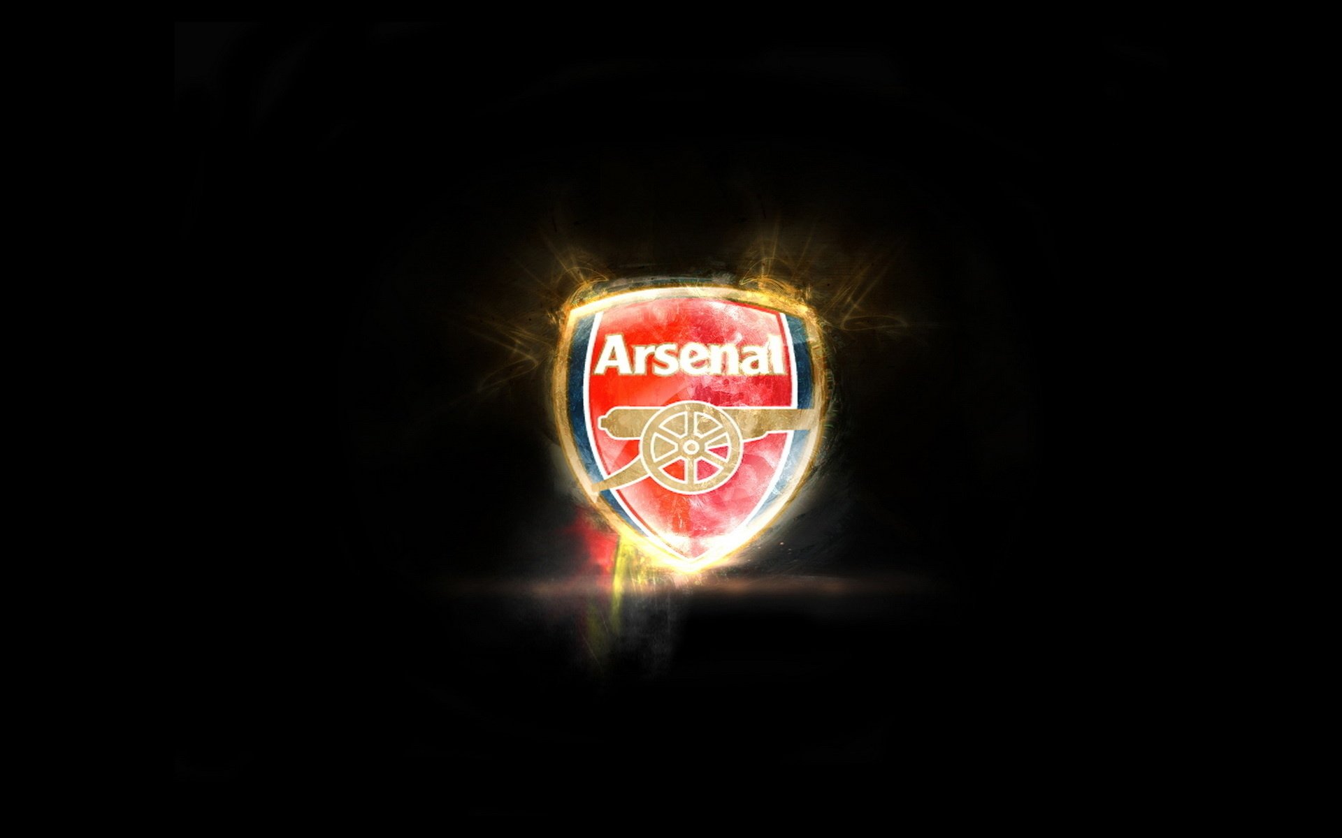 arsenal minimalismo equipo fútbol deporte emblema logotipo fondo negro fc simplicidad fondo oscuro letras marca neón equipo