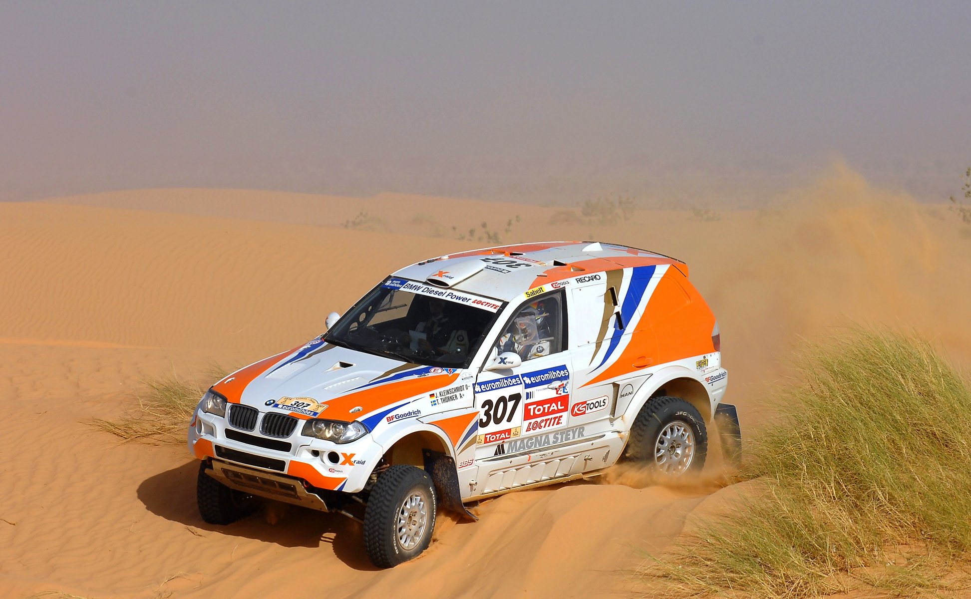 bmw x3 suv dakar rally race machine desert sand to dakar