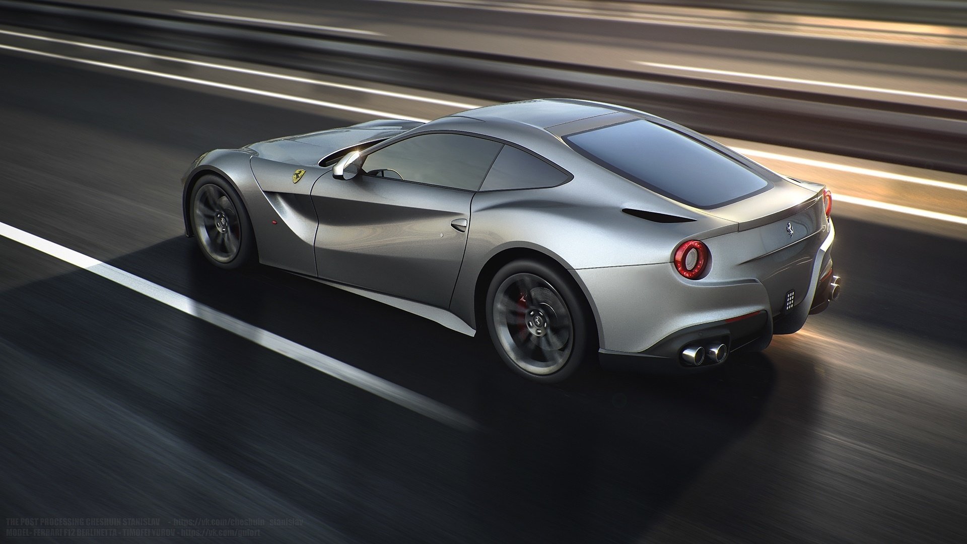 ferrari f12 berlinetta trasero plata velocidad carretera