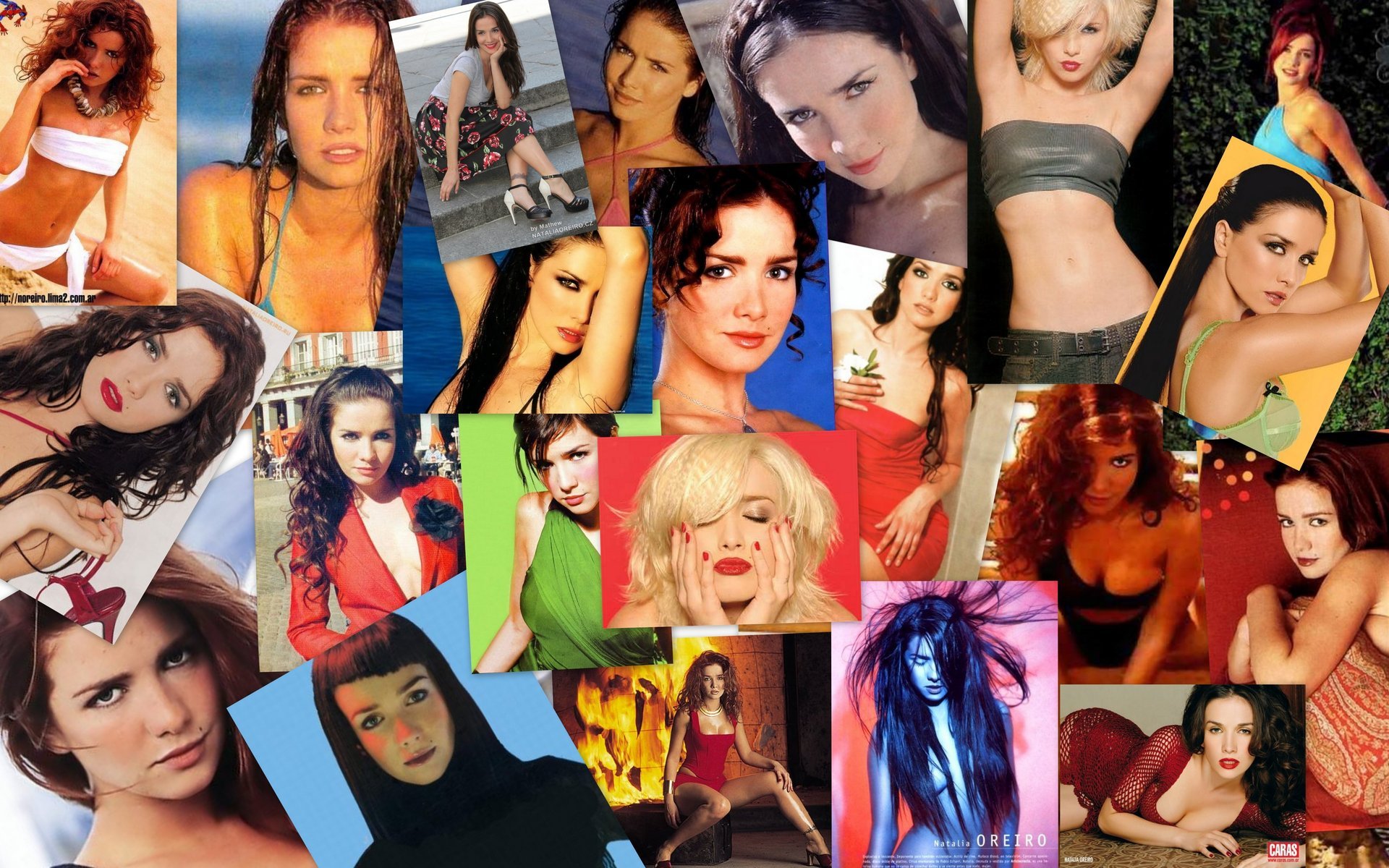 fotografía collage natalia oreiro foto belleza cantante actriz series de televisión américa latina diseñador de moda diseñador estrella celebridad ángel salvaje chicas retrato póster variedad modelo de moda mujeres ojos cara