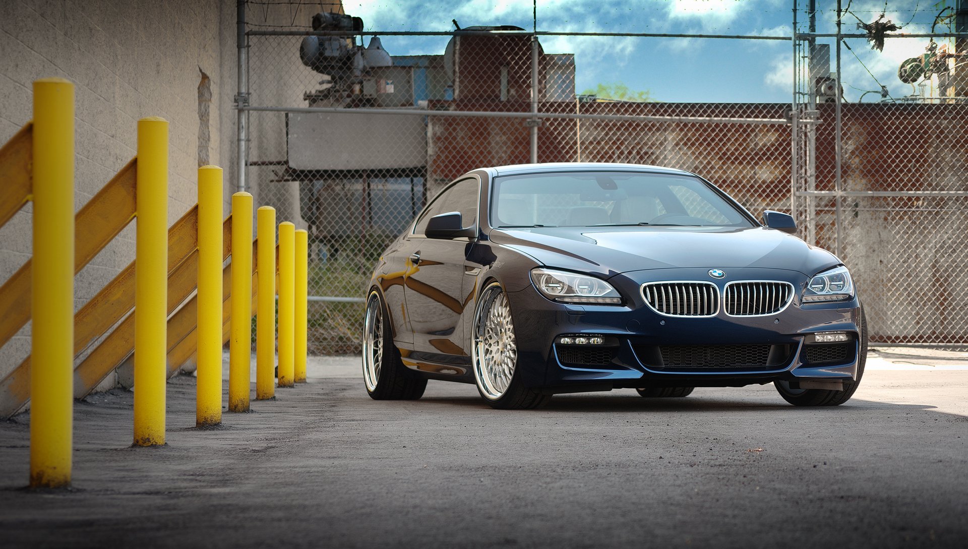 bmw 650i azul tuning coupé