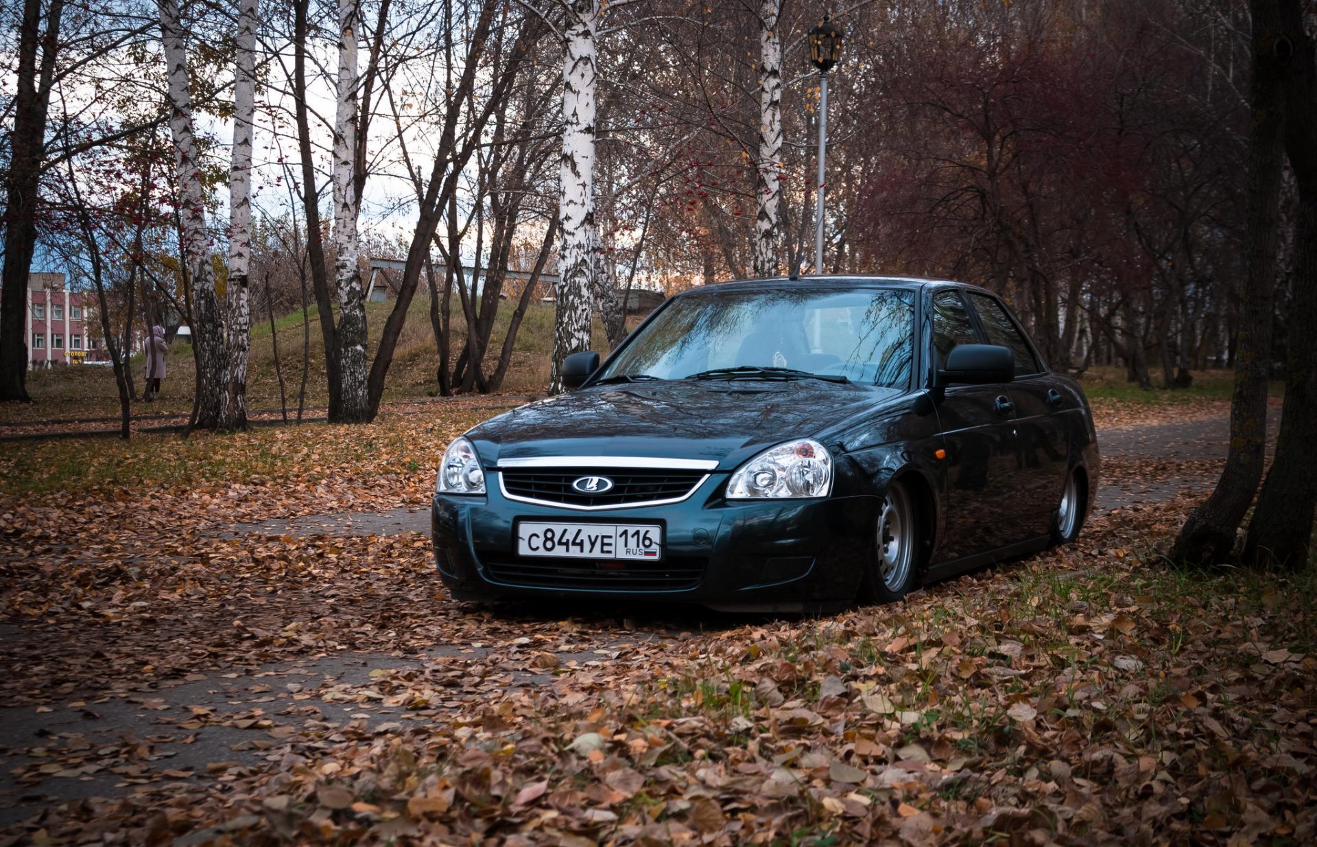 lada auto maschine priora priora sehr laub