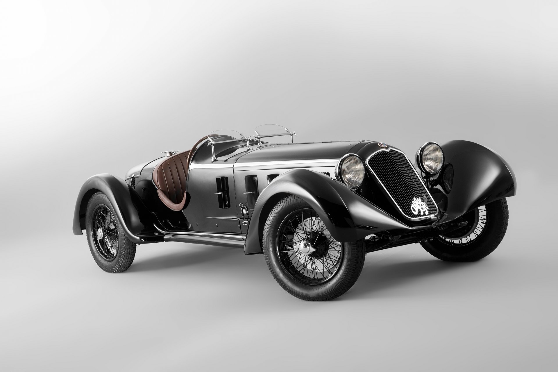 alfa romeo 6c 1750 ss 1929 alfa romeo retro frente fondo