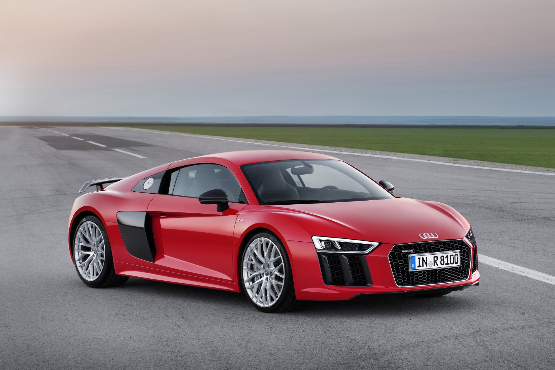 2015 audi r8 v10 audi czerwony