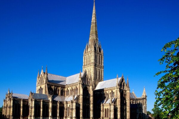 The Cathedral in England in the city of Salisbury