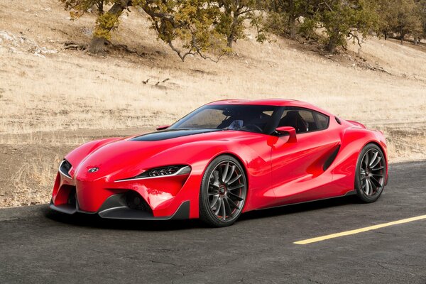 Toyota ft-1-das Konzept von Geschwindigkeit und Schönheit