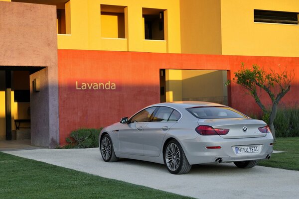 BMW 6 series car garage parking