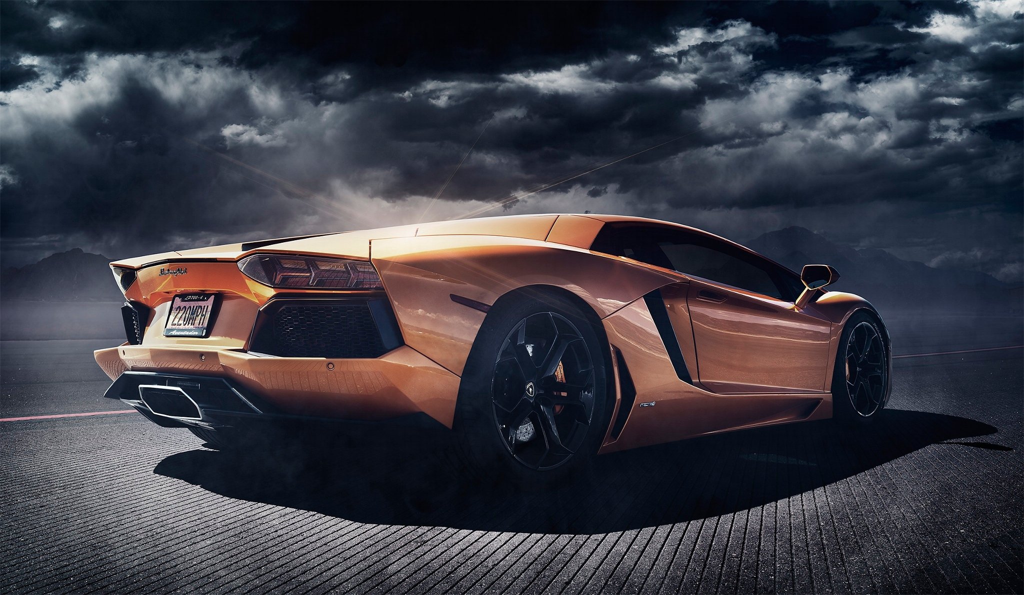 lamborghini aventador lp700-4 orange hinten shift-s3ctor alex murtaza