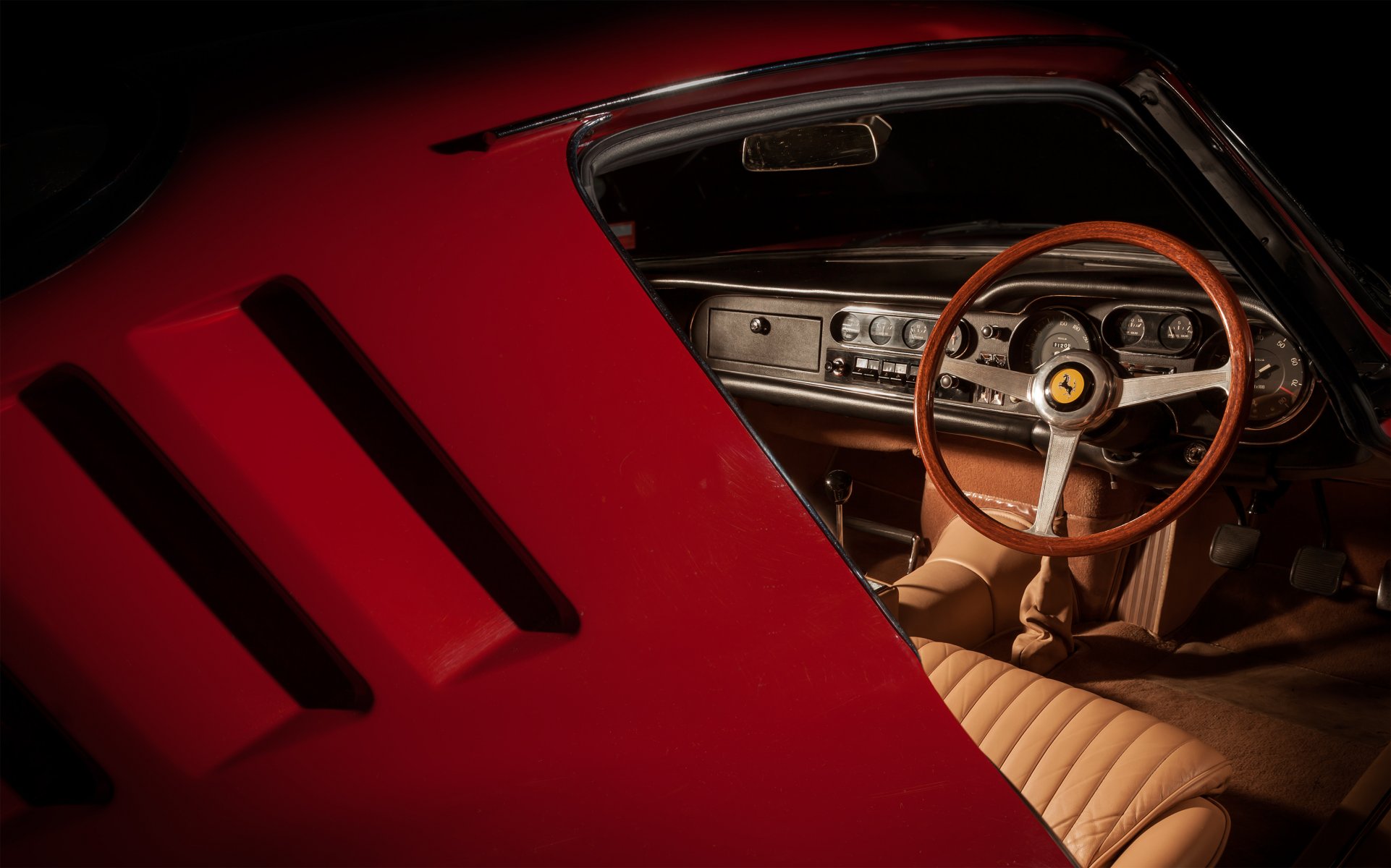 ferrari 275 gtb vintage classico interno