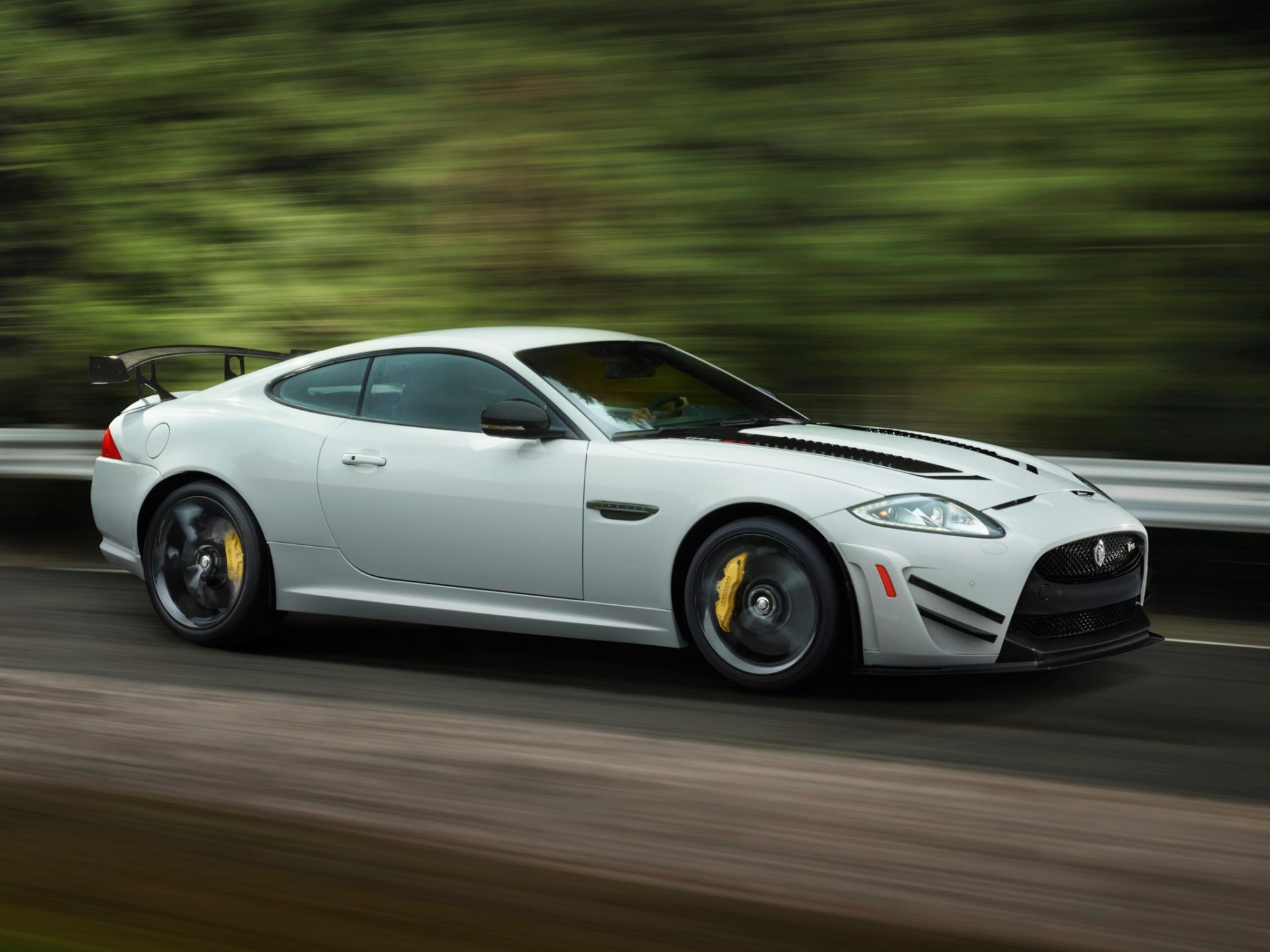 jaguar xkr-s gt car speed road