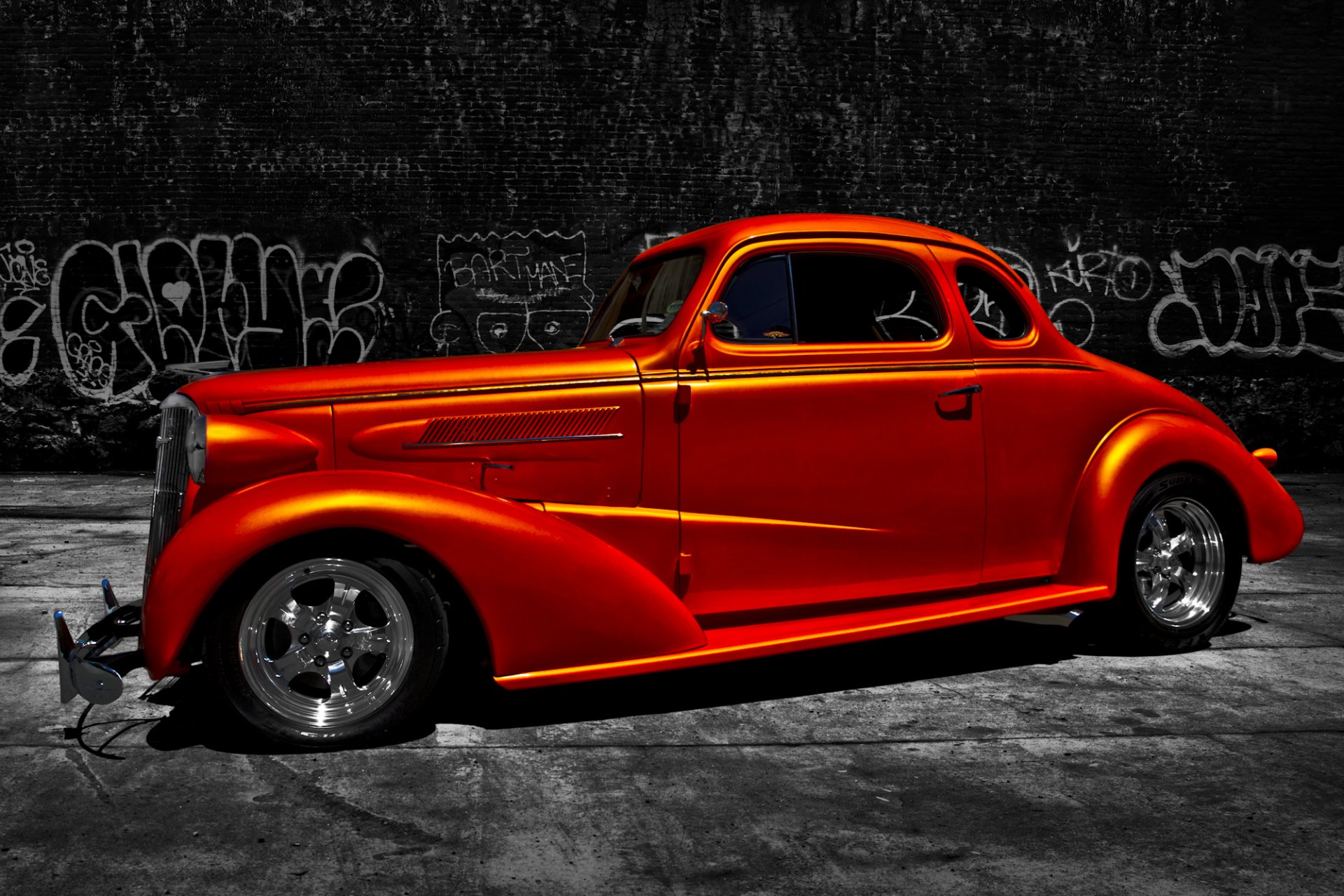 chevrolet 1937 hot rod klasyczny retro