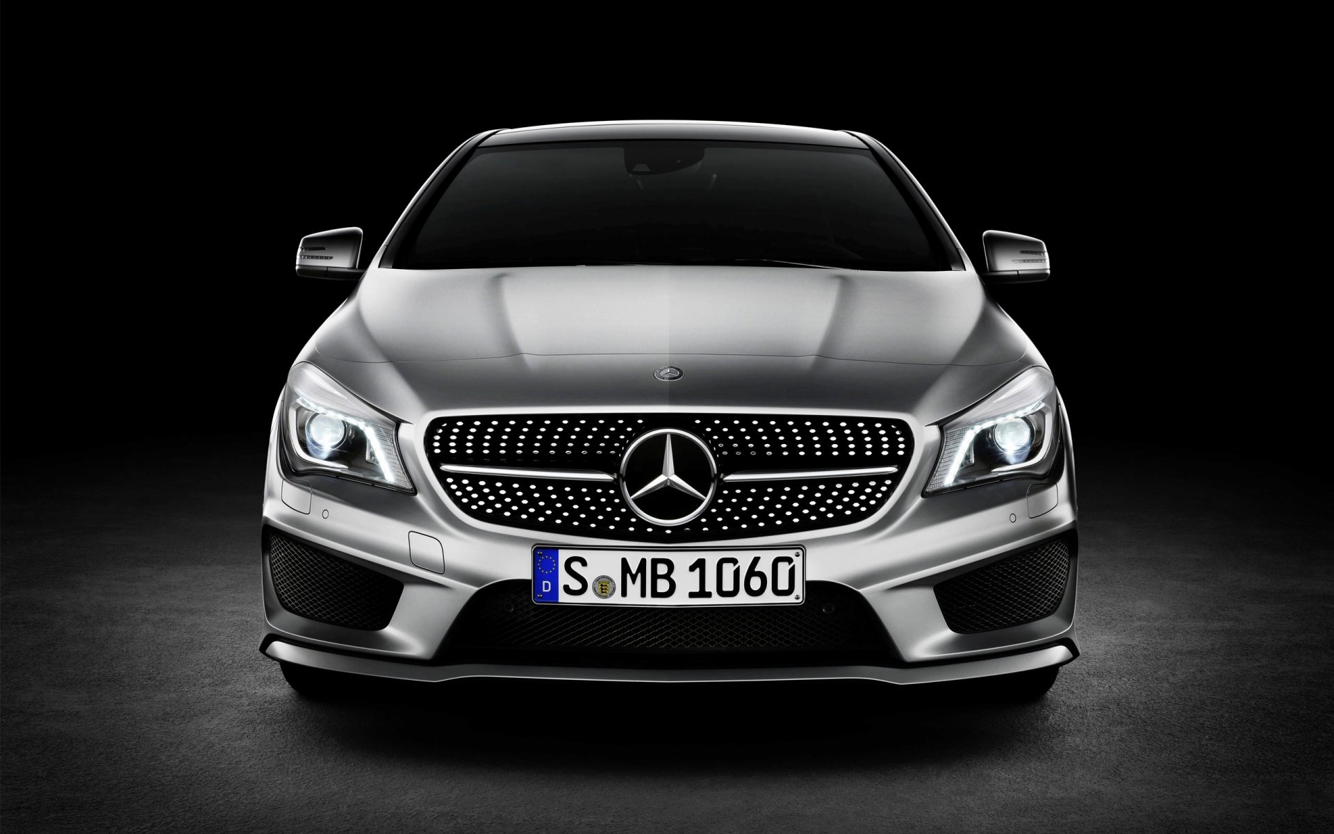 mercedes-benz cla classe voiture mercedes avant logo capot grille