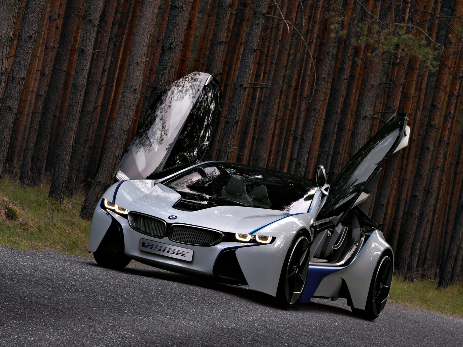 bmw vision efficientdynamics konzept konzept kraftvoll schön front