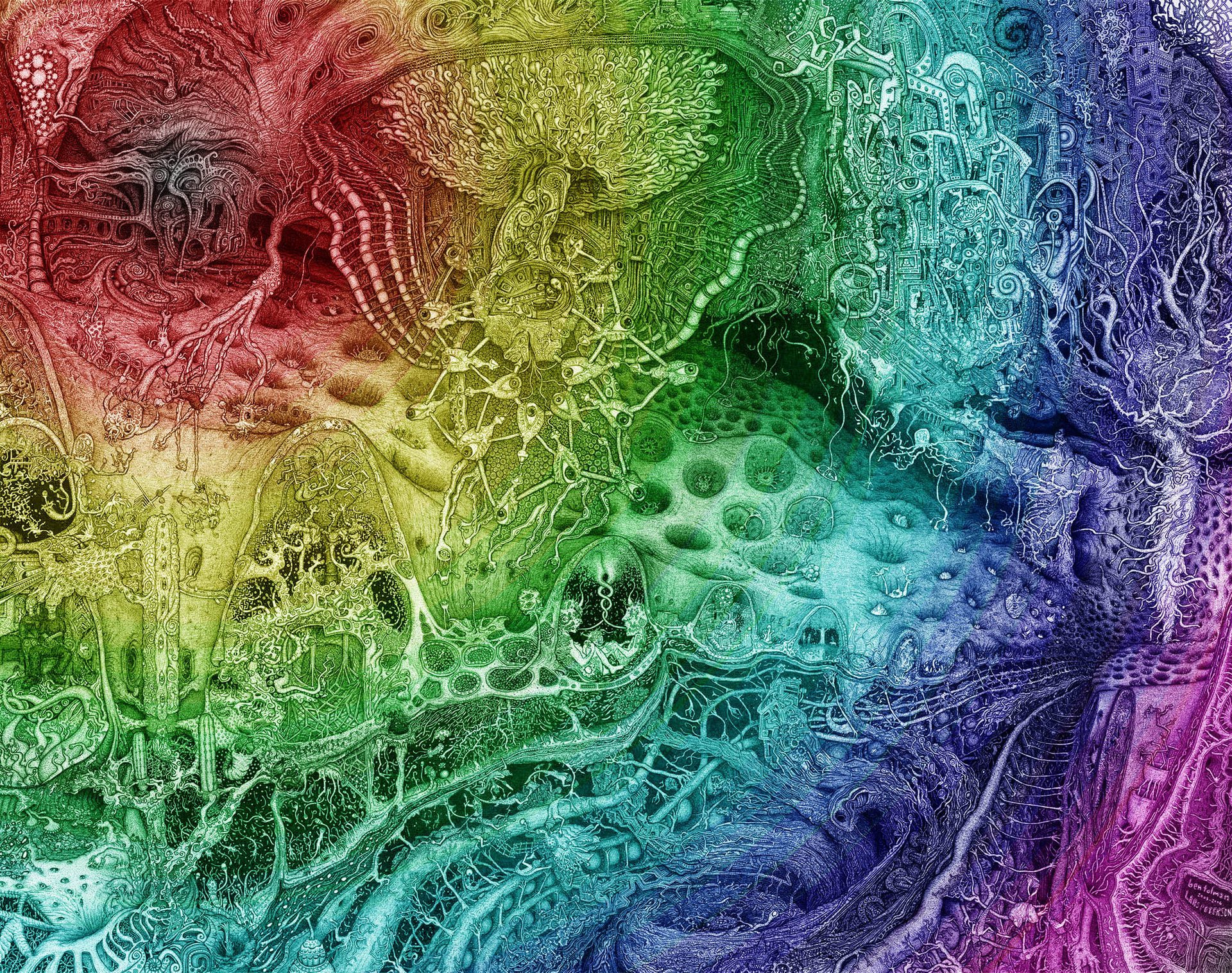 psychedelic psychodeliczny kolory abstrakcja jasność