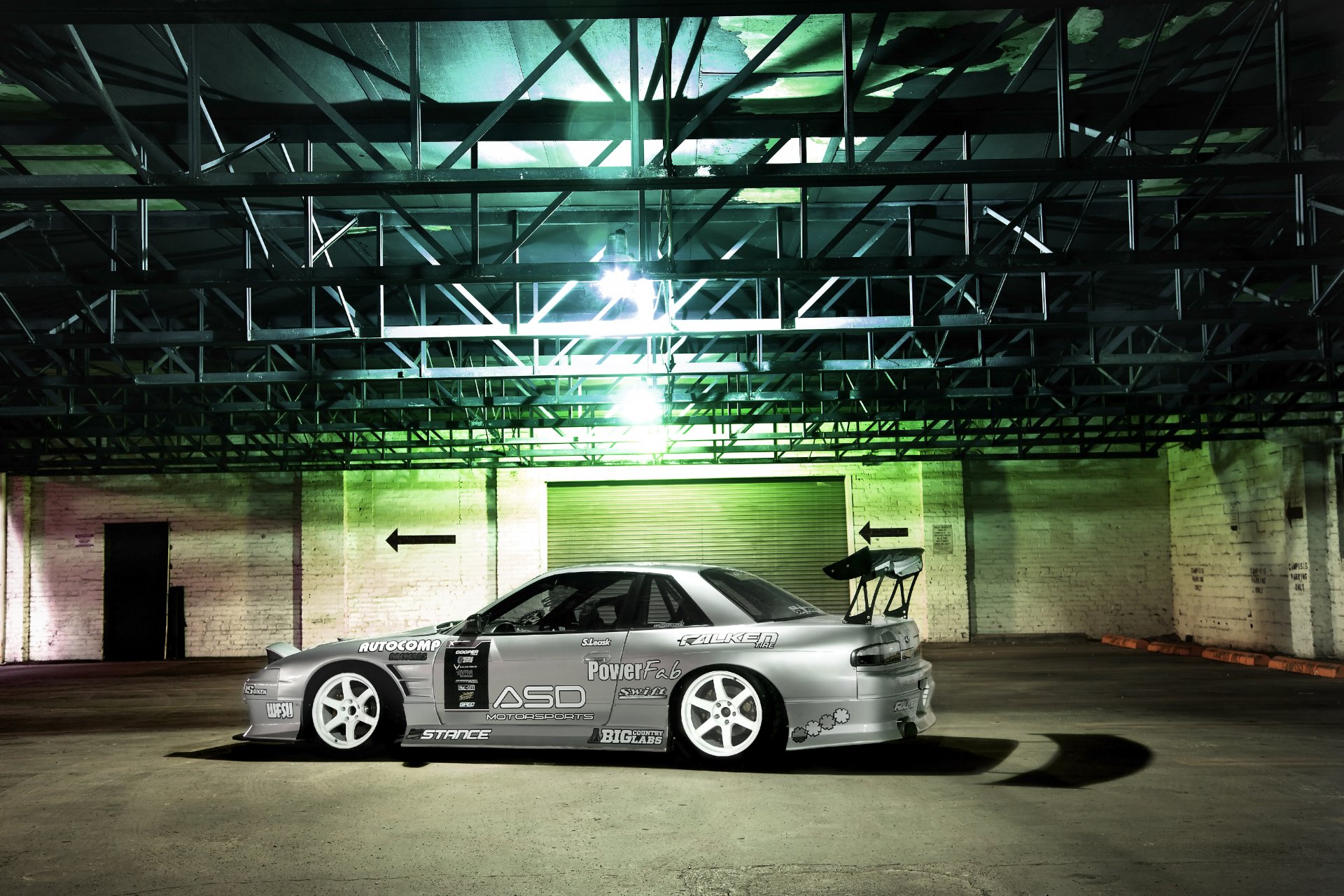 nissan silvia 180sx tuning jdm auto nissan grau