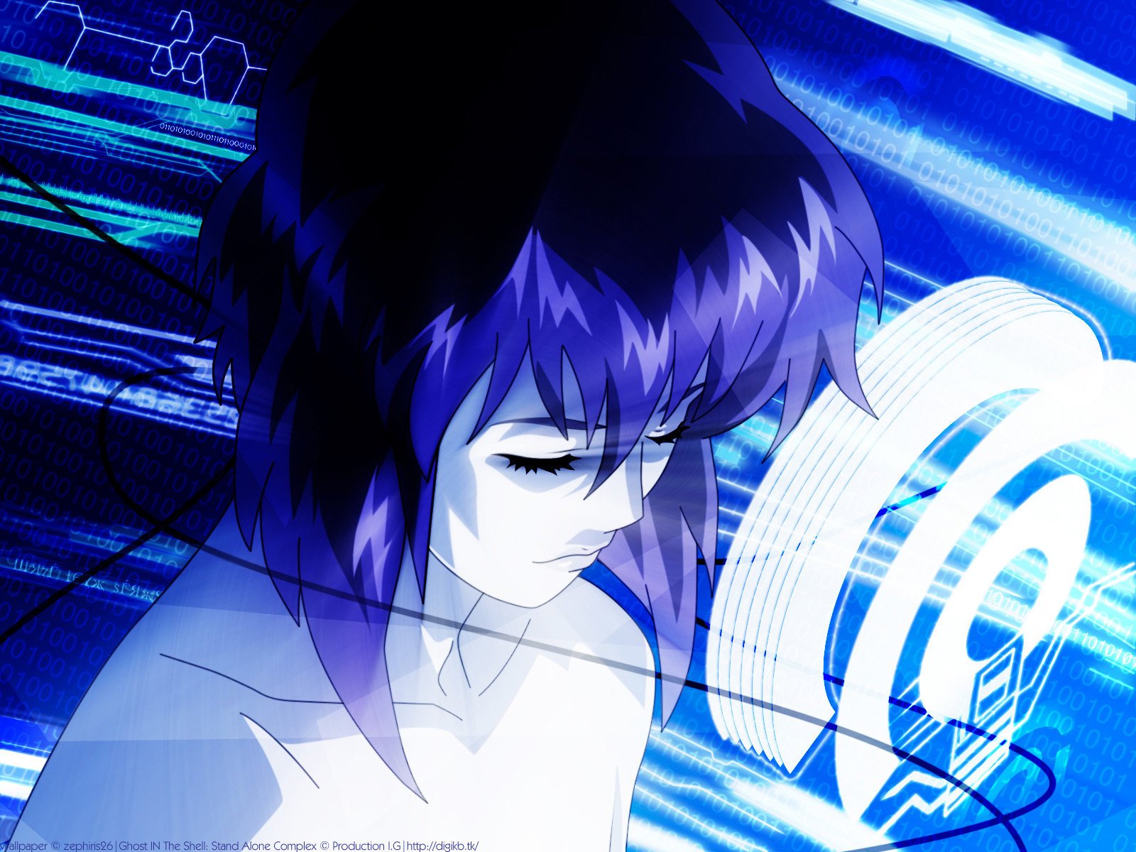 ghost in the shell gits fantôme en armure motoko cyborg division 9