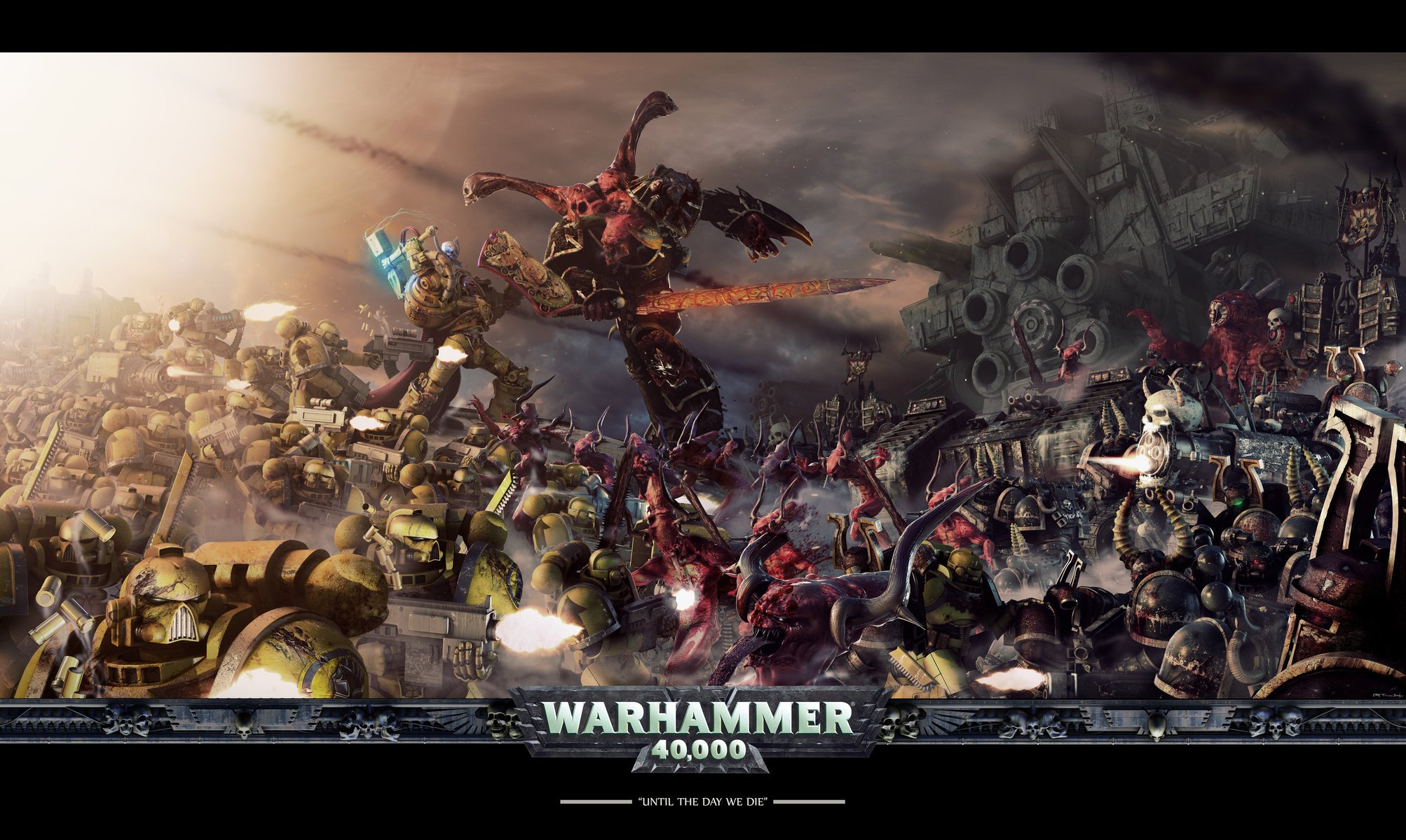 warhammer 40k космодесантники хаос болтеры оружие выстрелы война