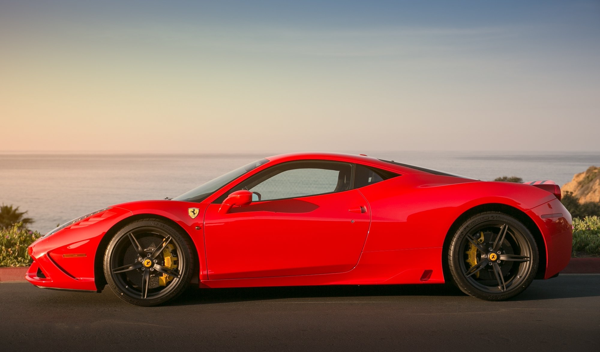 ferrari 458 speciale rojo ferrari rojo perfil llantas suport