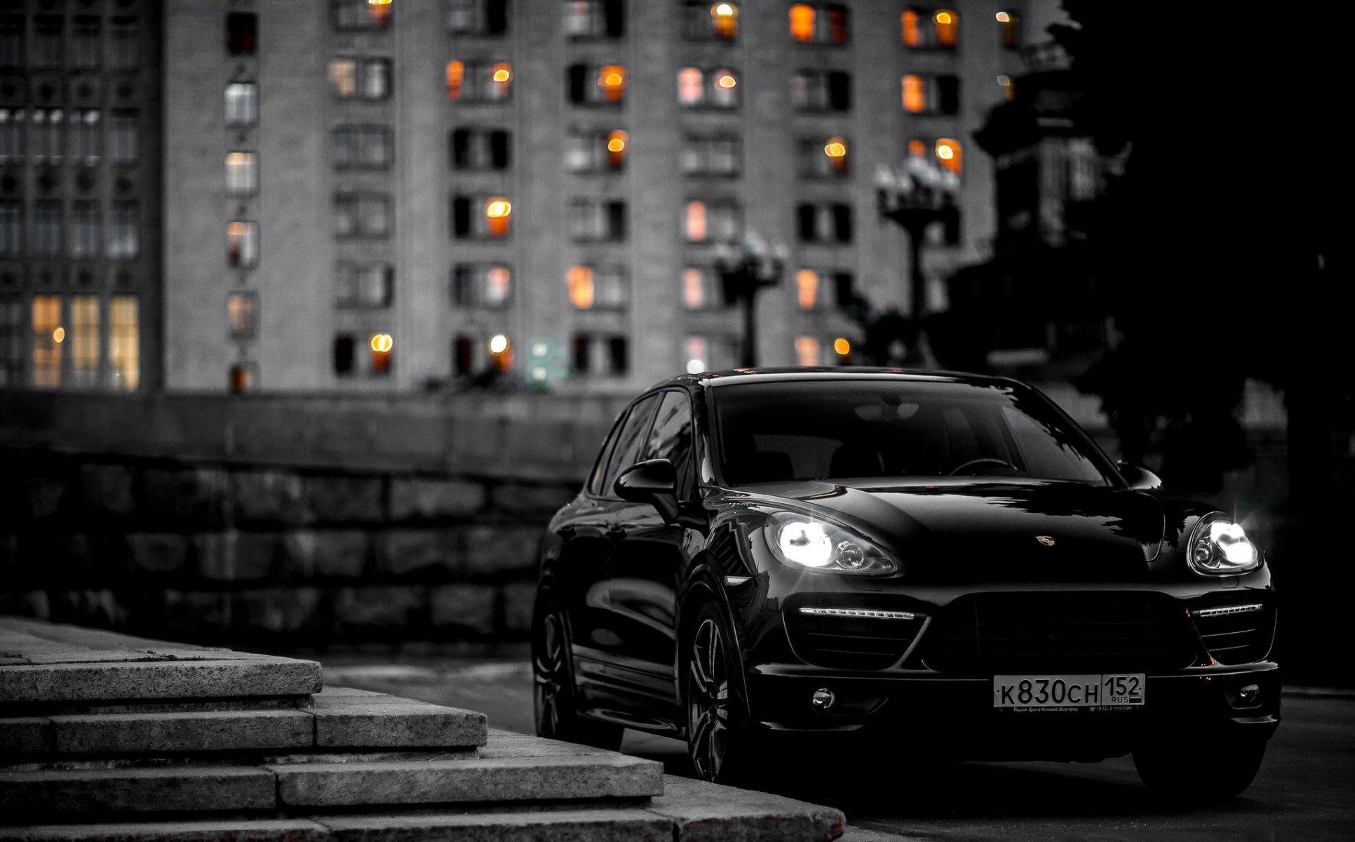 estilo batman gts tuning porsche cayena