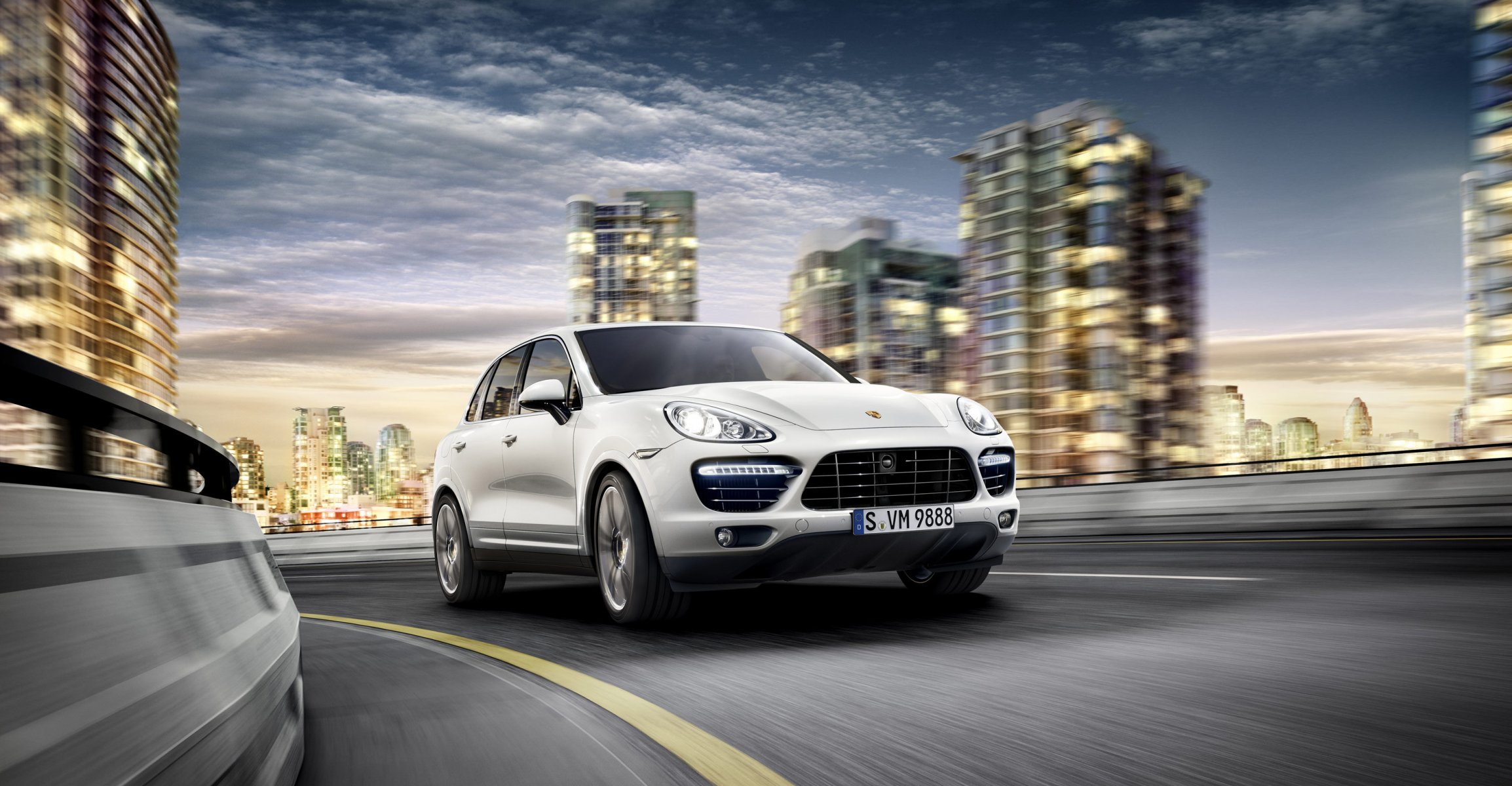 porsche cayenne дорога скорость