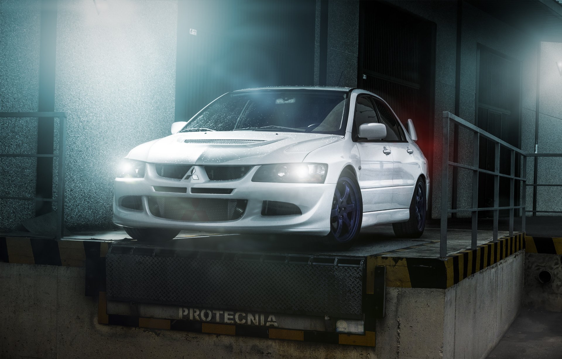 mitsubishi evo ix blanc mitsubishi evolution