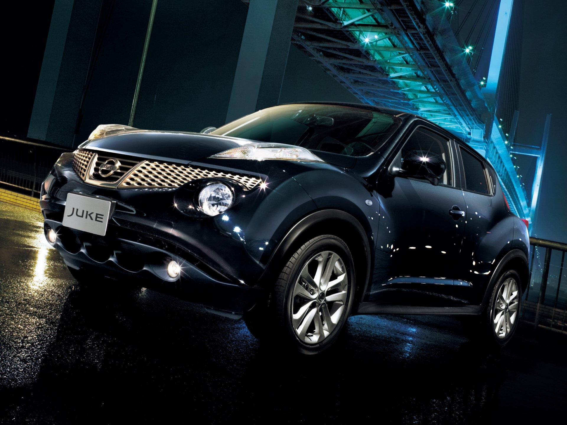 car car nissan juke night bridge cars nissan juke jp-spec