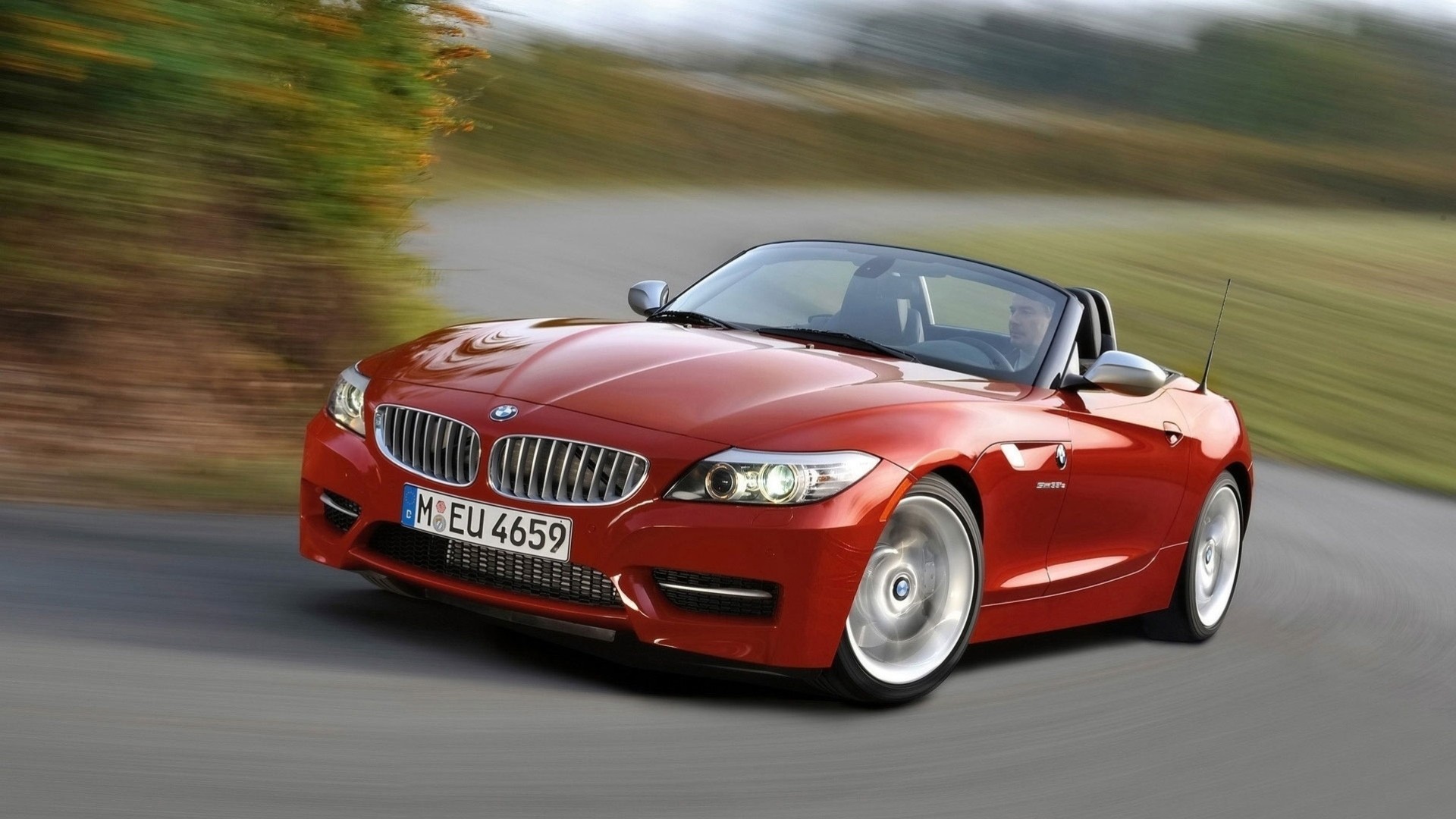 bmw bmw z4 coupé convertibile rosso