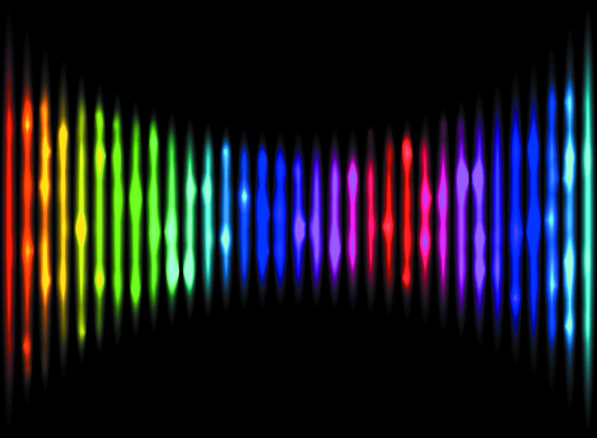 kolor rainbow range brightness black background the dark background blue red color strip