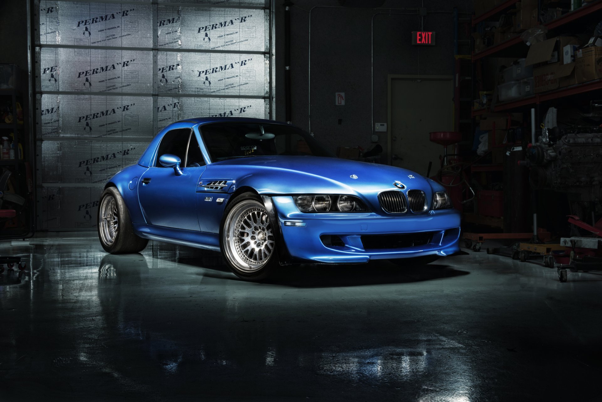 bmw z3 m blue bmw blue front