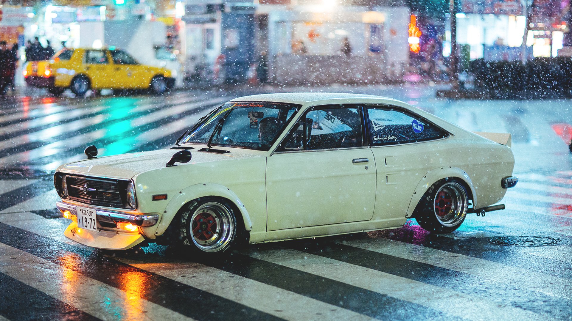 rue pluie datsun datsun