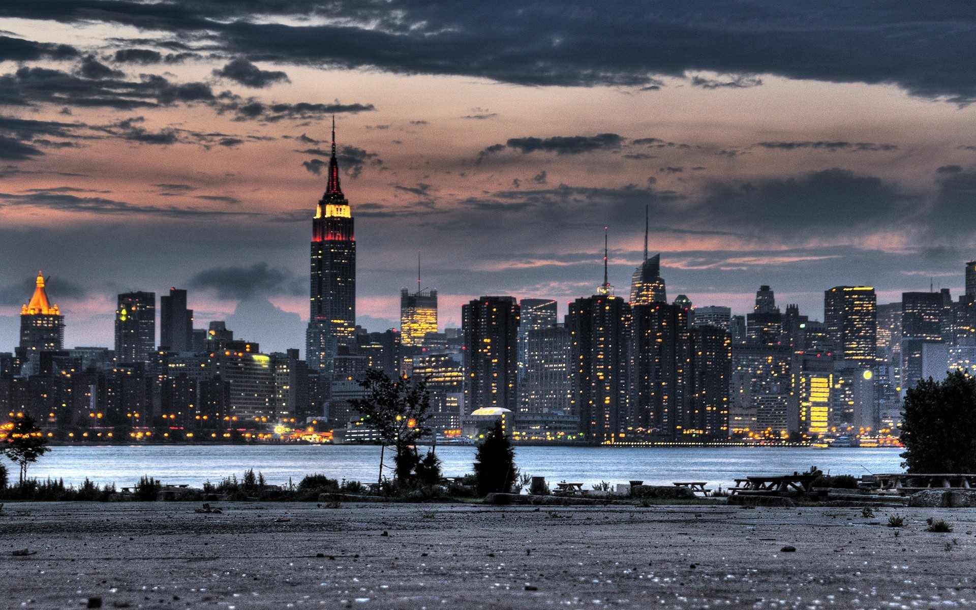 new york grattacieli edifici hdr