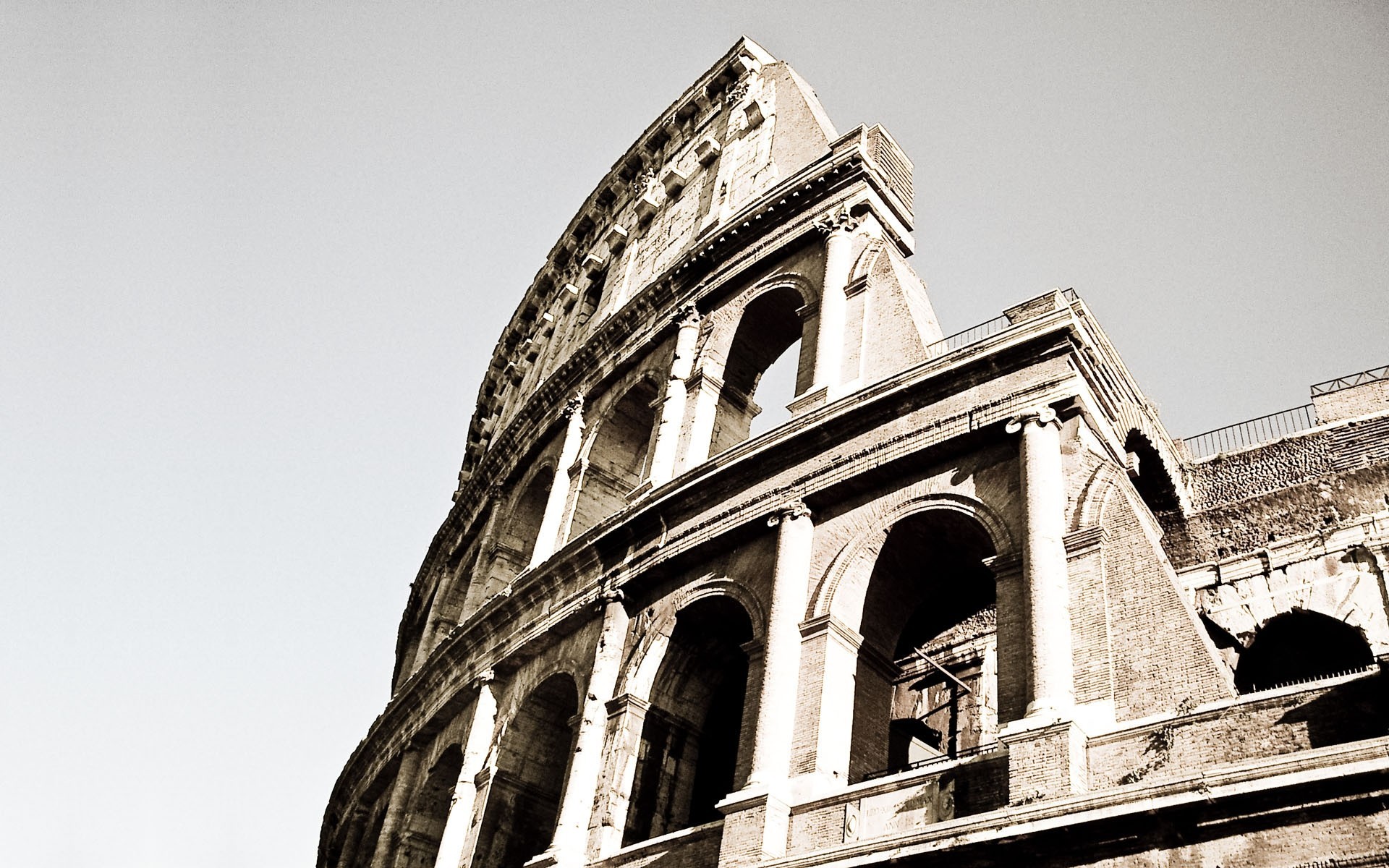 coliseum rome fragment