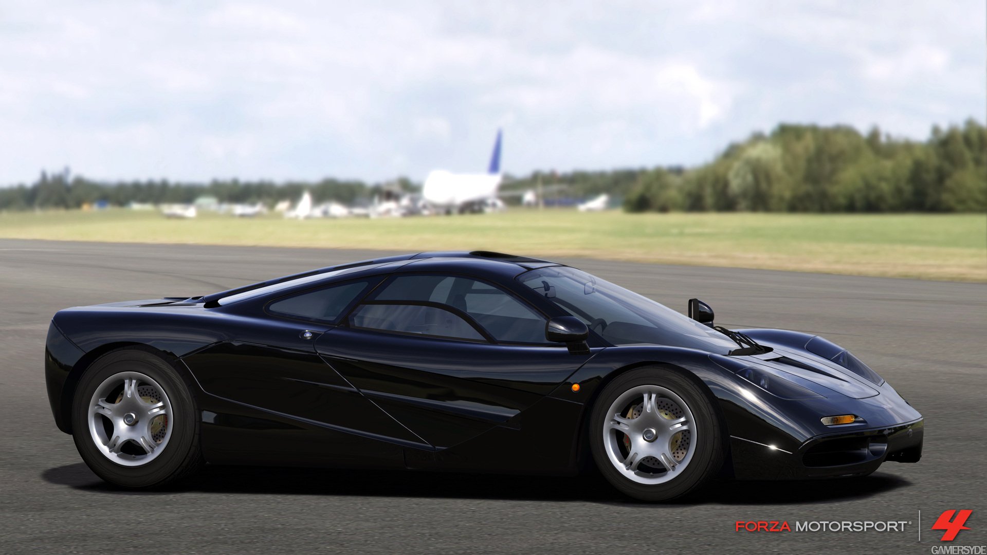 mclaren f1 гтп черный трек forza 4 автоспорта