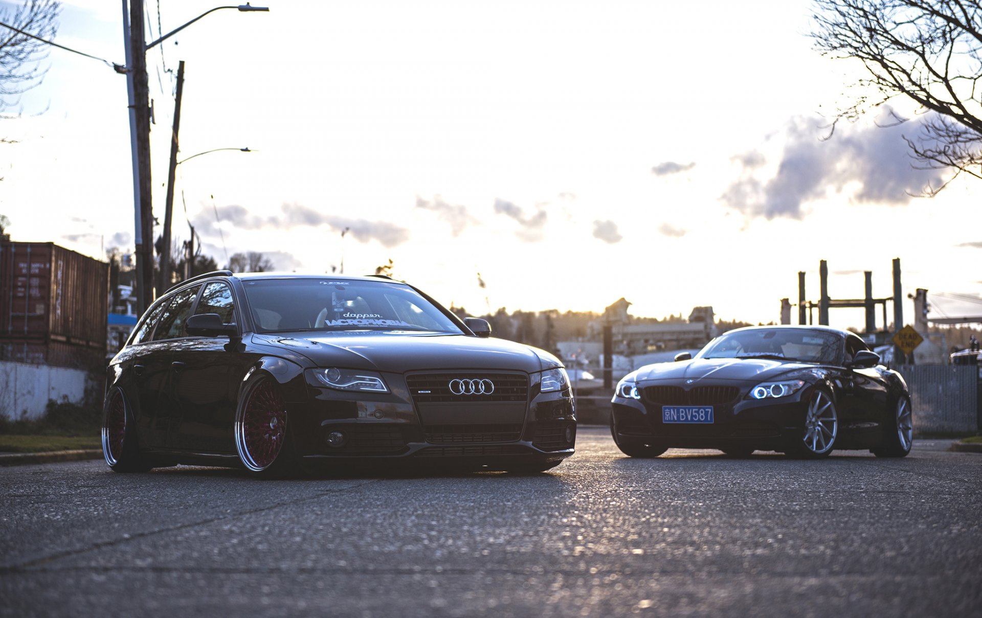 audi a4 bmw z4 e89 posición audi bmw tuning