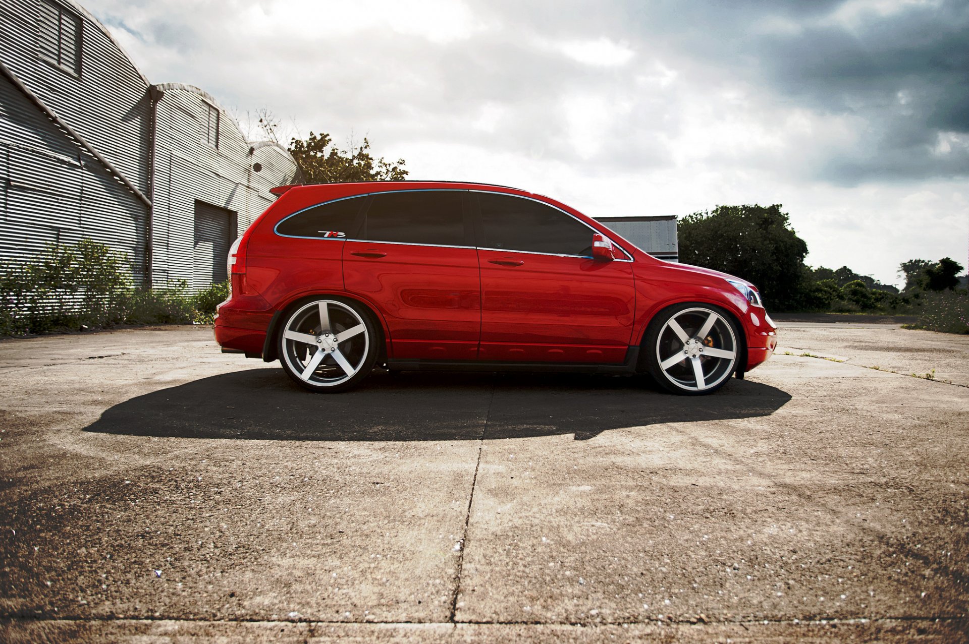 honda cr-v rosso vossen messa a punto honda rosso