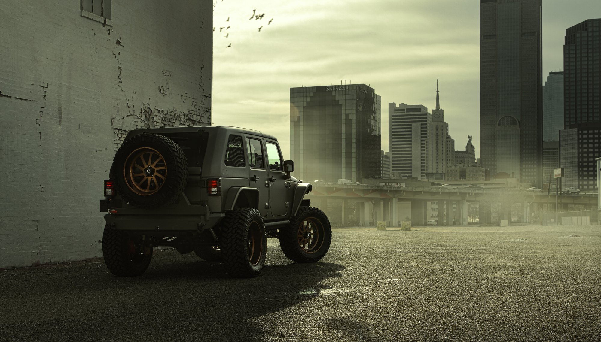 jeep wrangler nighthawk 2014 suv arsch stadt