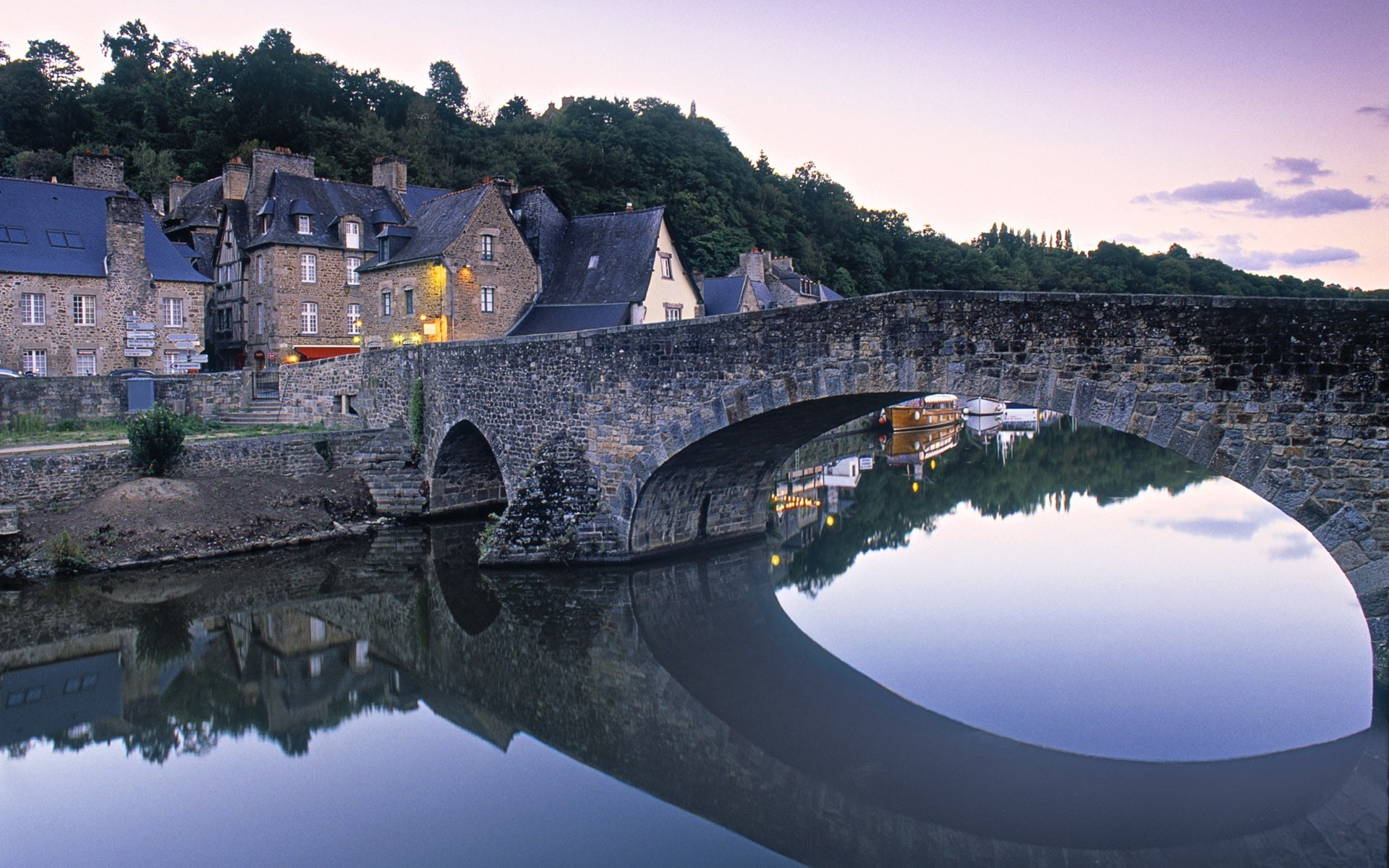 france pont maisons rivière